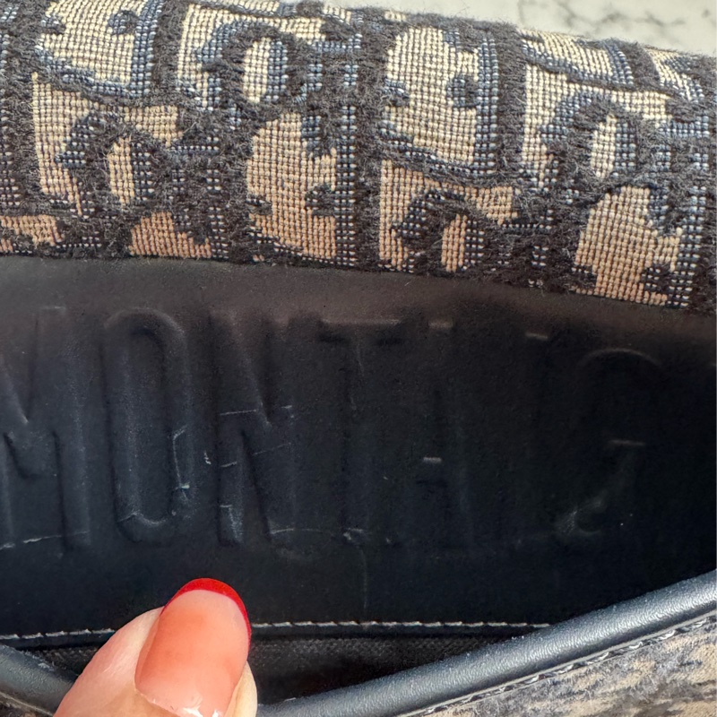 Dior藍提花BODDY中型馬鞍斜背包 經典中性款✨✨-6