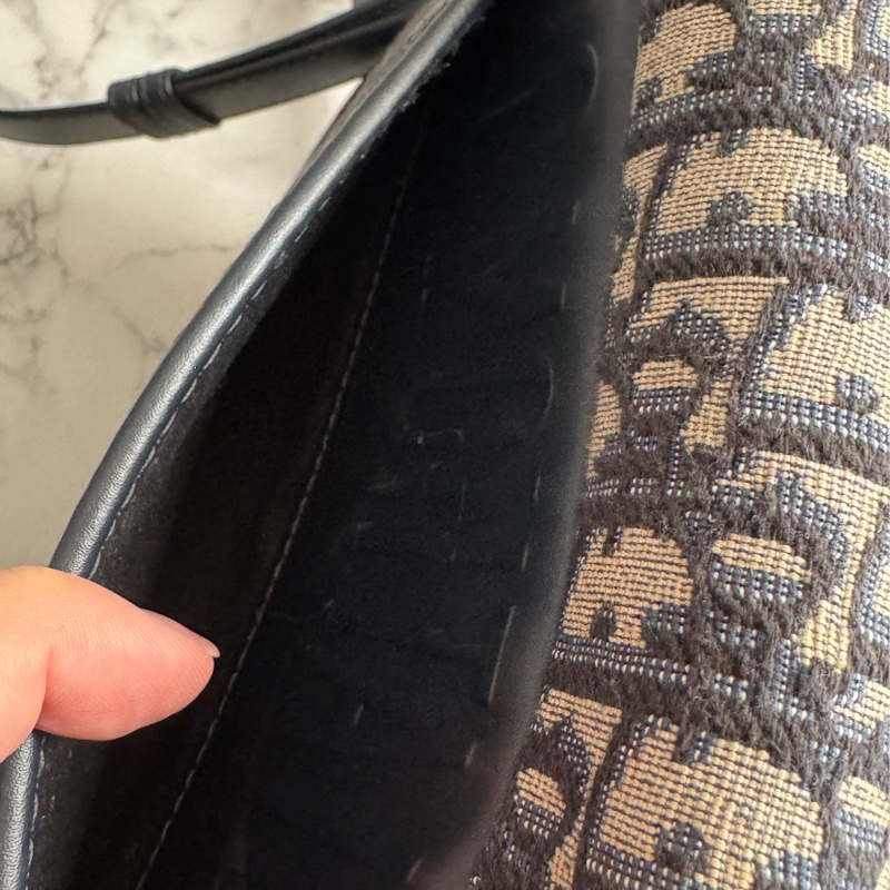 Dior藍提花BODDY中型馬鞍斜背包 經典中性款✨✨-7