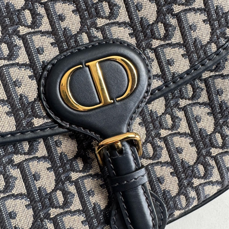 Dior藍提花BODDY中型馬鞍斜背包 經典中性款✨✨-8