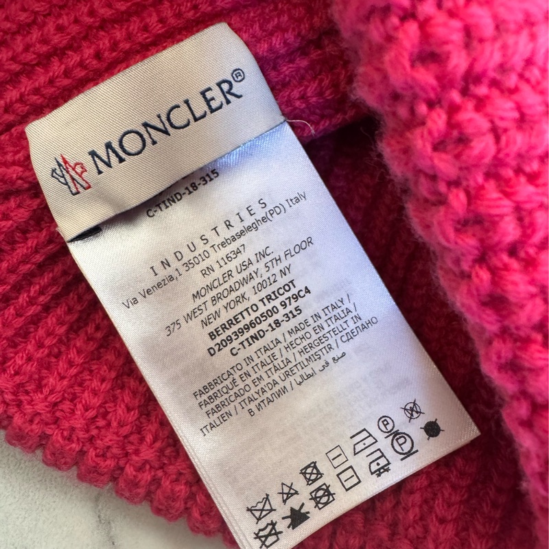 Moncler桃粉色毛帽 超級顯白🫶-2