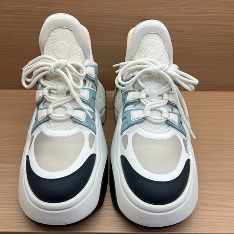 LV LOUIS VUITTON 路易威登 男款Archlight蓝白拼色老爹鞋