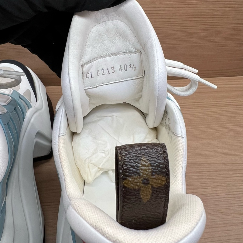 LV LOUIS VUITTON 路易威登 男款Archlight蓝白拼色老爹鞋-5