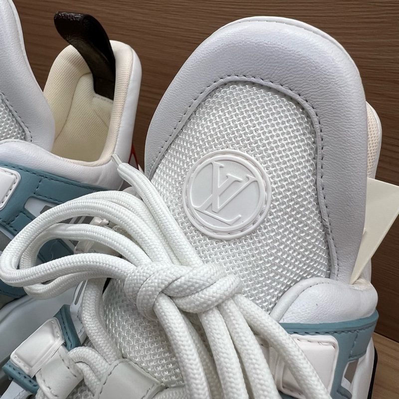 LV LOUIS VUITTON 路易威登 男款Archlight蓝白拼色老爹鞋-6