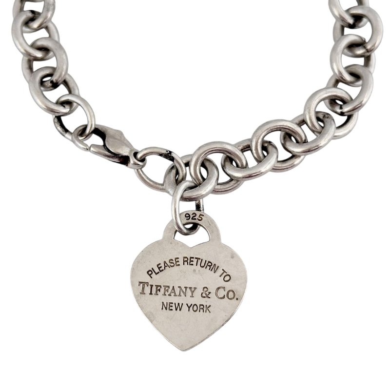 TIFFANY & CO. Return To Tiffany 純銀 愛心💗 手鏈-1