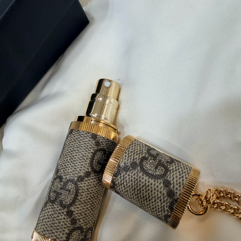 GUCCI 香水瓶 金鍊 項鍊 掛飾-2