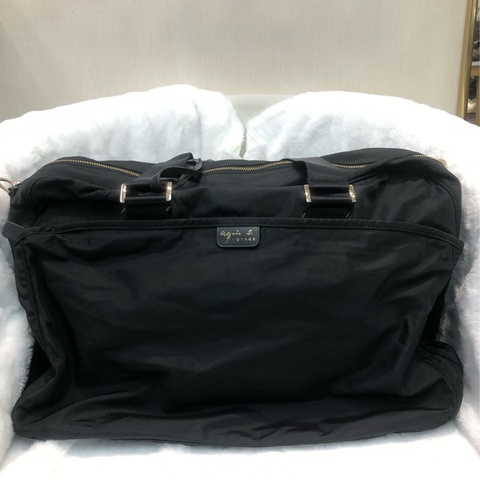 Agnes  B黑色旅行袋 XC204