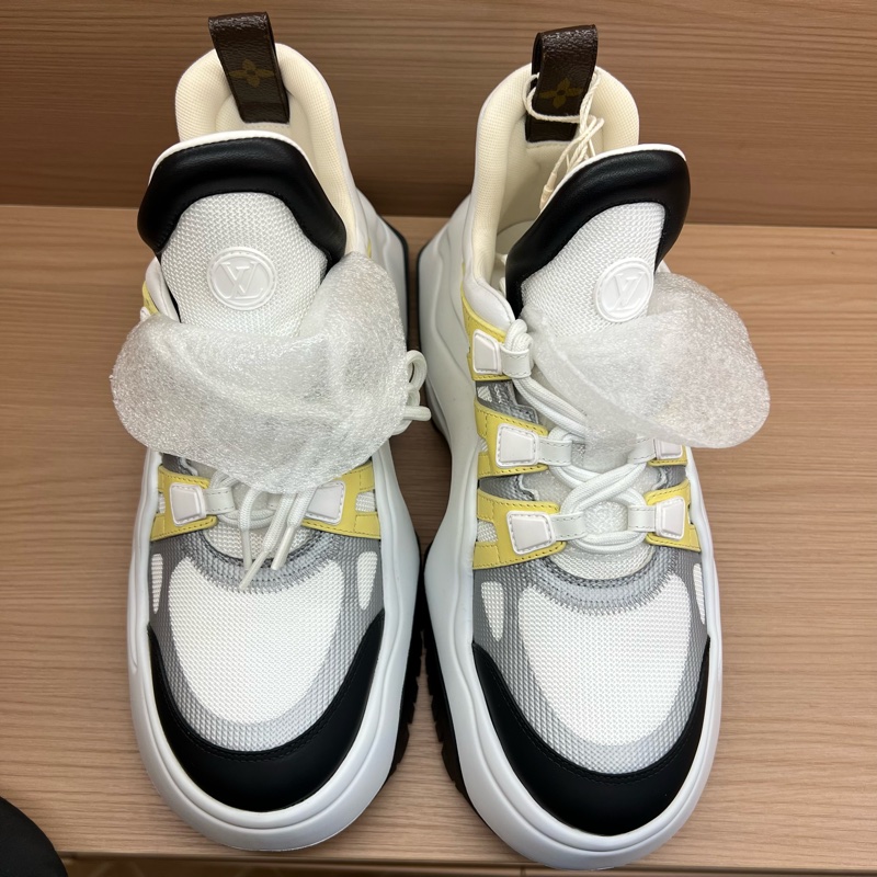 LV Archlight2.0 老爹鞋 白黄蓝拼色 ​厚底设计 拼皮材质-3