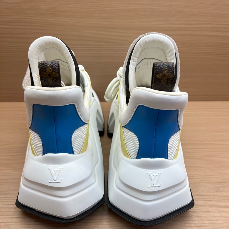 LV Archlight2.0 老爹鞋 白黄蓝拼色 ​厚底设计 拼皮材质-7