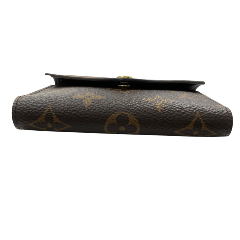 LOUIS VUITTON 路易威登 M81557 MONOGRA帆布 VICTORINE 三折短夾 雙色-4