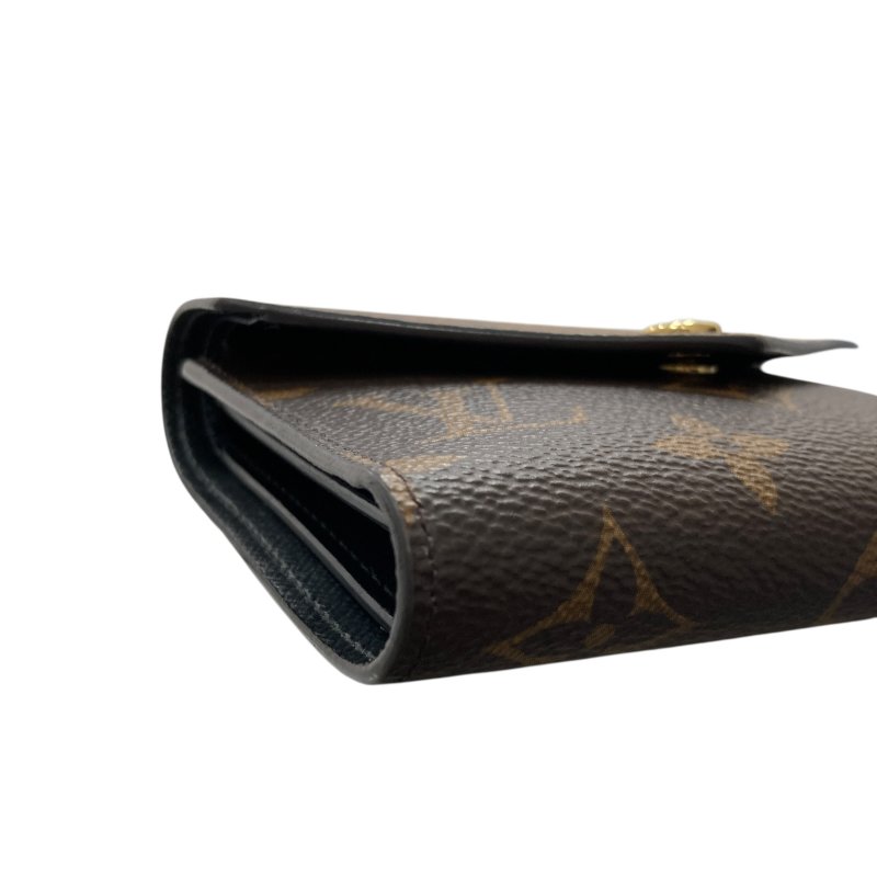 LOUIS VUITTON 路易威登 M81557 MONOGRA帆布 VICTORINE 三折短夾 雙色-9