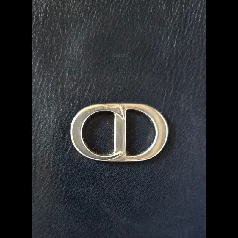 【LA LUNE】稀有中古包 Dior黑藍色極簡托特包 單肩包 側背包 水桶包 二手包-2