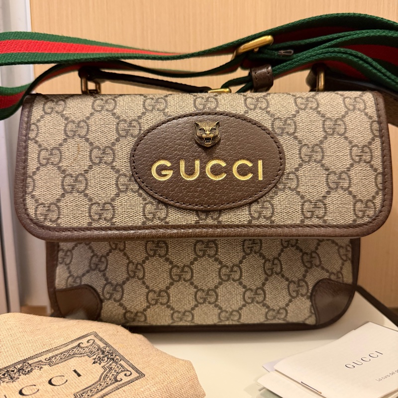 Gucci Neo Vintage GG Supreme 郵差包-0