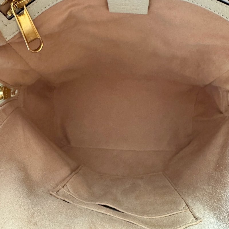 😍小朋友的禮物 GUCCI 紅蘋果米白後背包-10