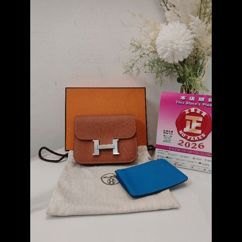 Hermes Constance slim 南瓜色
