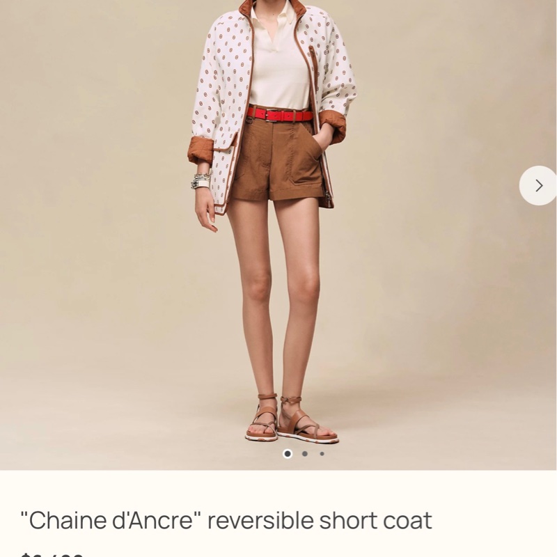 Chaine d'Ancre" reversible short coat 雙面可著-9