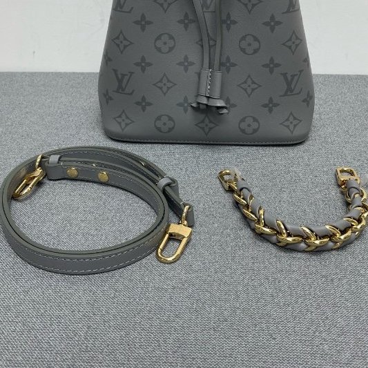 路易威登/Louis Vuitton 老花牛皮小水桶手提肩背斜背包-10
