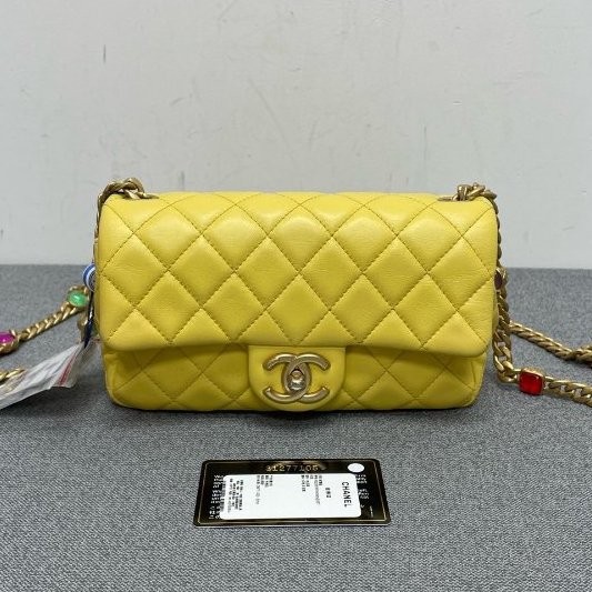 香奈兒/Chanel 彩色寶石滅霸 cf大mini 鏈條包-0