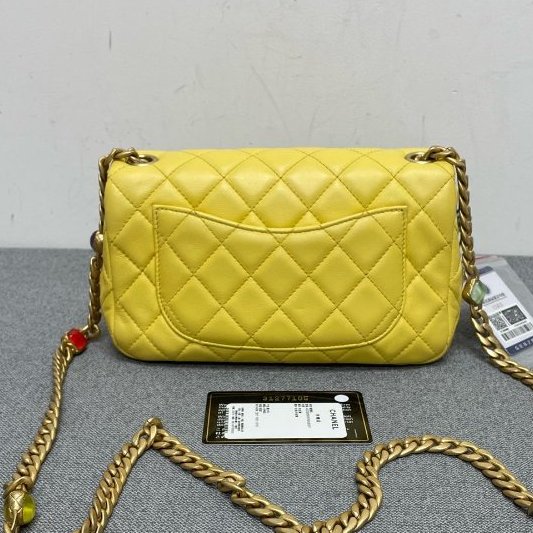 香奈兒/Chanel 彩色寶石滅霸 cf大mini 鏈條包-1