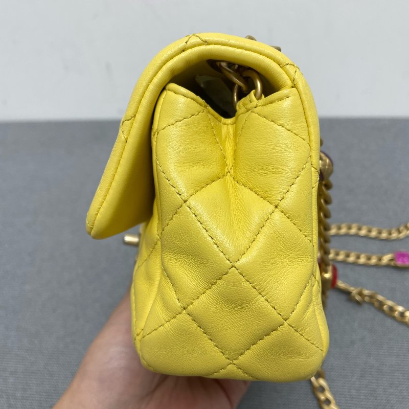 香奈兒/Chanel 彩色寶石滅霸 cf大mini 鏈條包-2