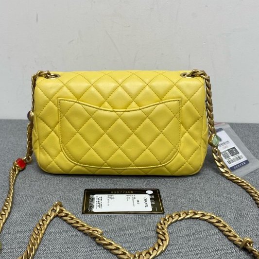 香奈兒/Chanel 彩色寶石滅霸 cf大mini 鏈條包-6