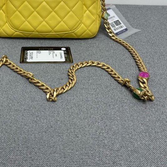 香奈兒/Chanel 彩色寶石滅霸 cf大mini 鏈條包-9