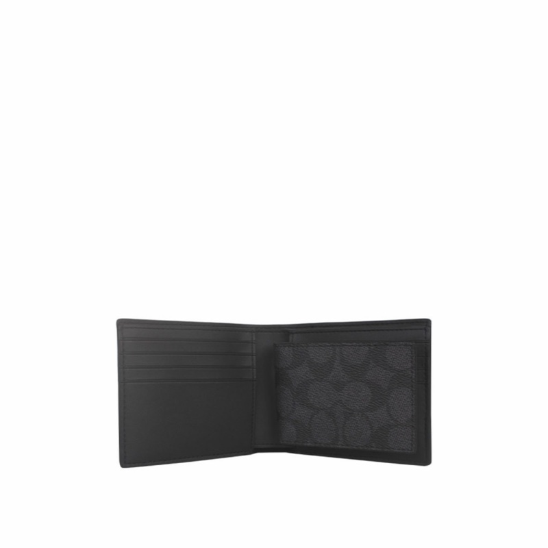 Coach 男士 徽標錢包均碼碼11cm*2cm*9cm-3