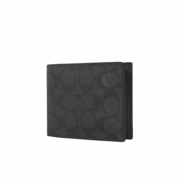 Coach 男士 徽標錢包均碼碼11cm*2cm*9cm-4