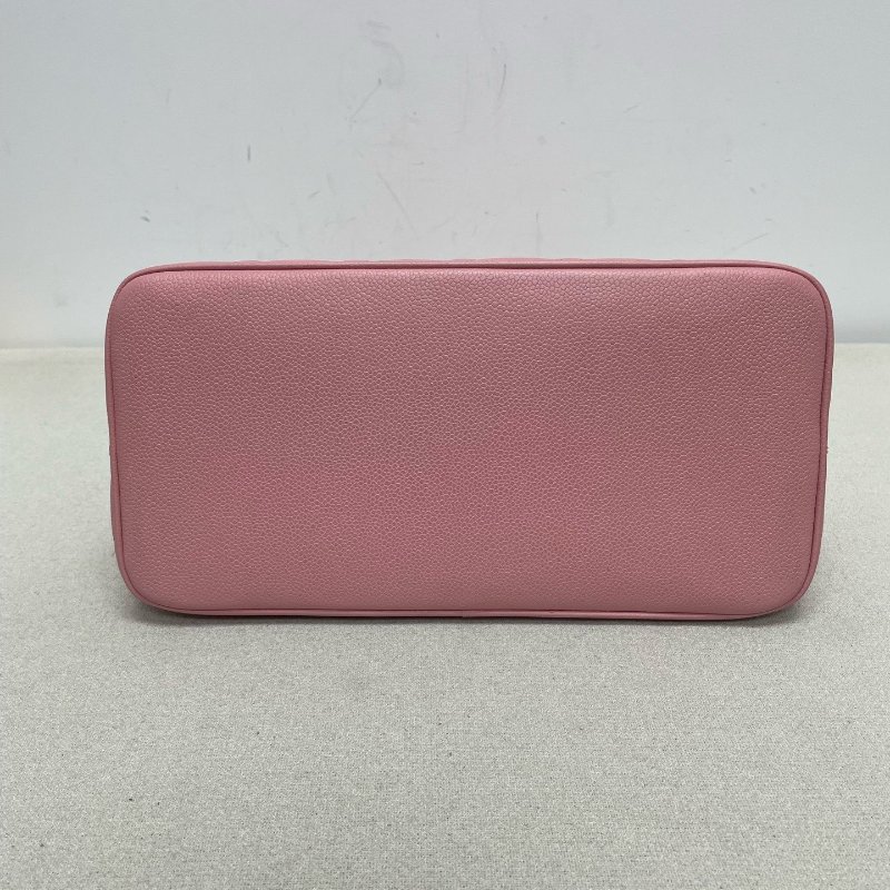 香奈兒/Chanel 希爾頓粉色菱格手提包-7