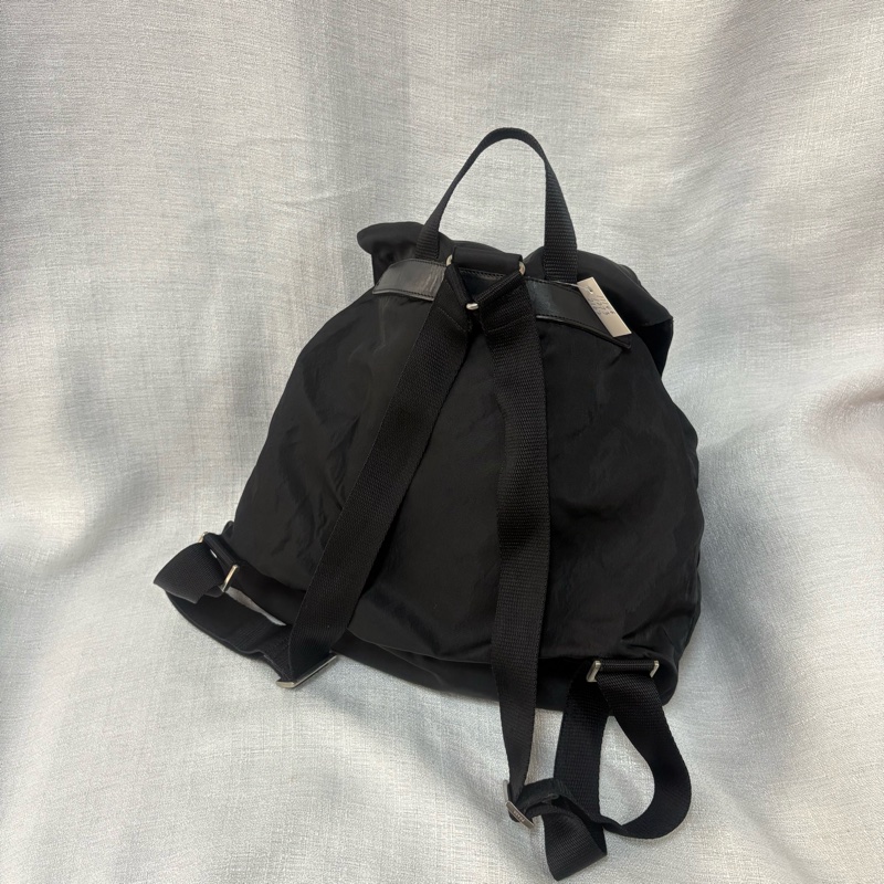 Prada 尼龍多用途 黑色雙肩包 背包-4