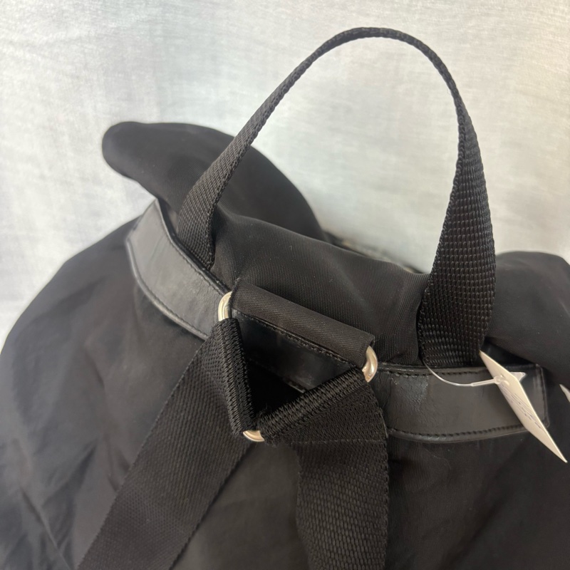 Prada 尼龍多用途 黑色雙肩包 背包-5