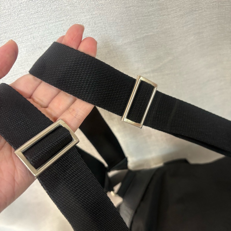 Prada 尼龍多用途 黑色雙肩包 背包-6