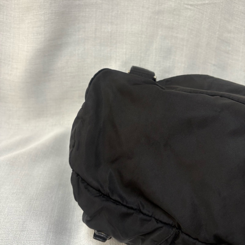 Prada 尼龍多用途 黑色雙肩包 背包-11
