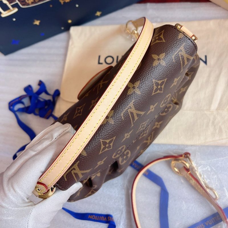 全新品 路易威登/Louis Vuitton Sunset 元寶包老花腋下包 附件塵袋-4