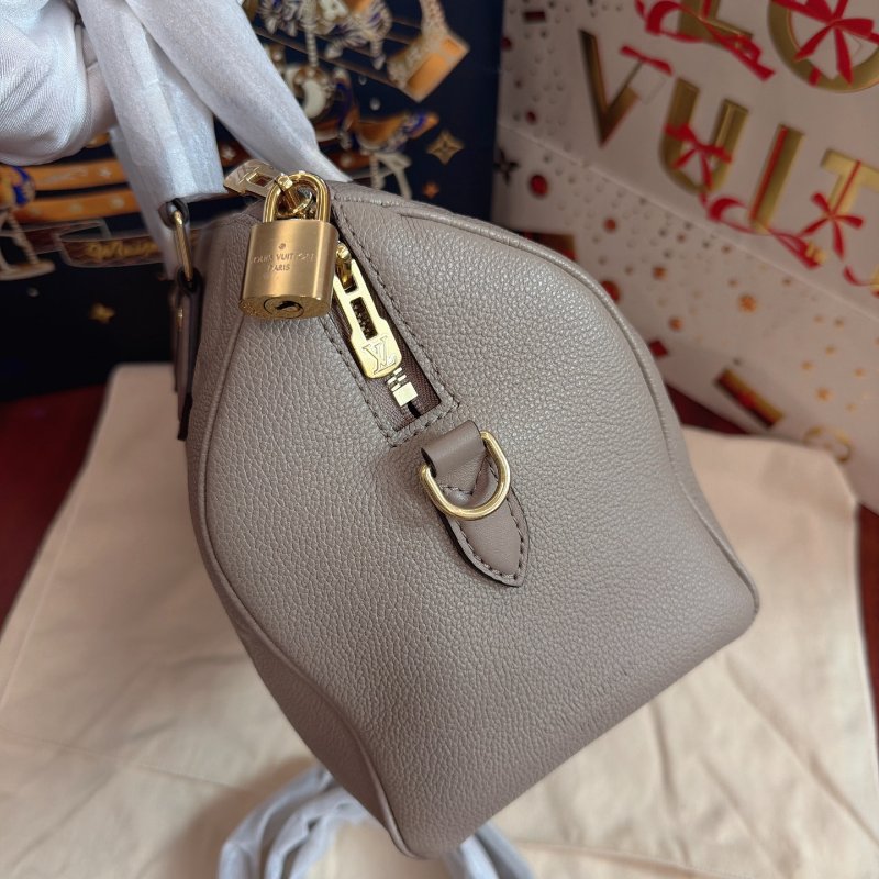 芯片款 路易威登/Louis Vuitton 純皮灰色 有鎖無鑰匙-2