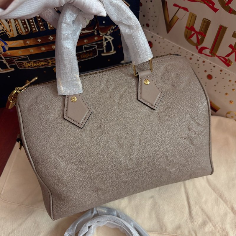 芯片款 路易威登/Louis Vuitton 純皮灰色 有鎖無鑰匙-5