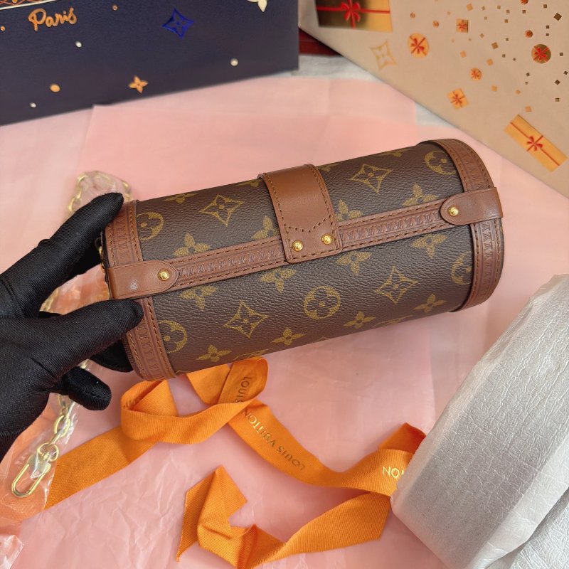 全新品 路易威登/Louis Vuitton 老花巴比龍圓桶包-1