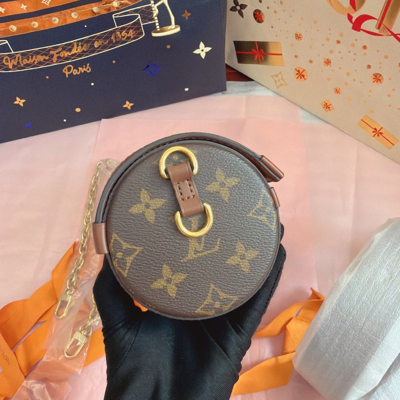 全新品 路易威登/Louis Vuitton 老花巴比龍圓桶包-2