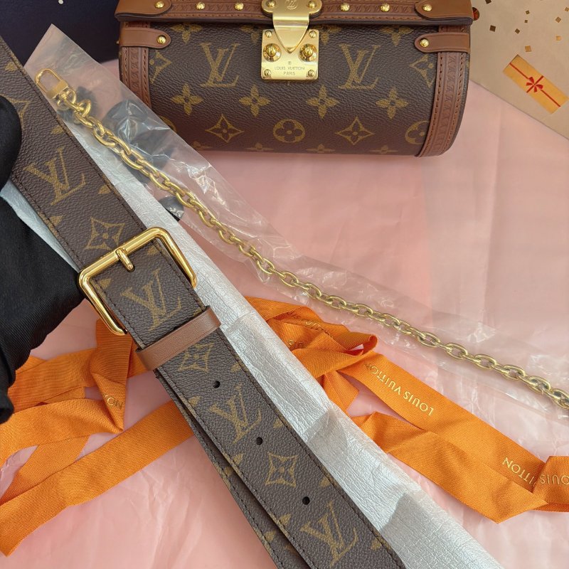 全新品 路易威登/Louis Vuitton 老花巴比龍圓桶包-4