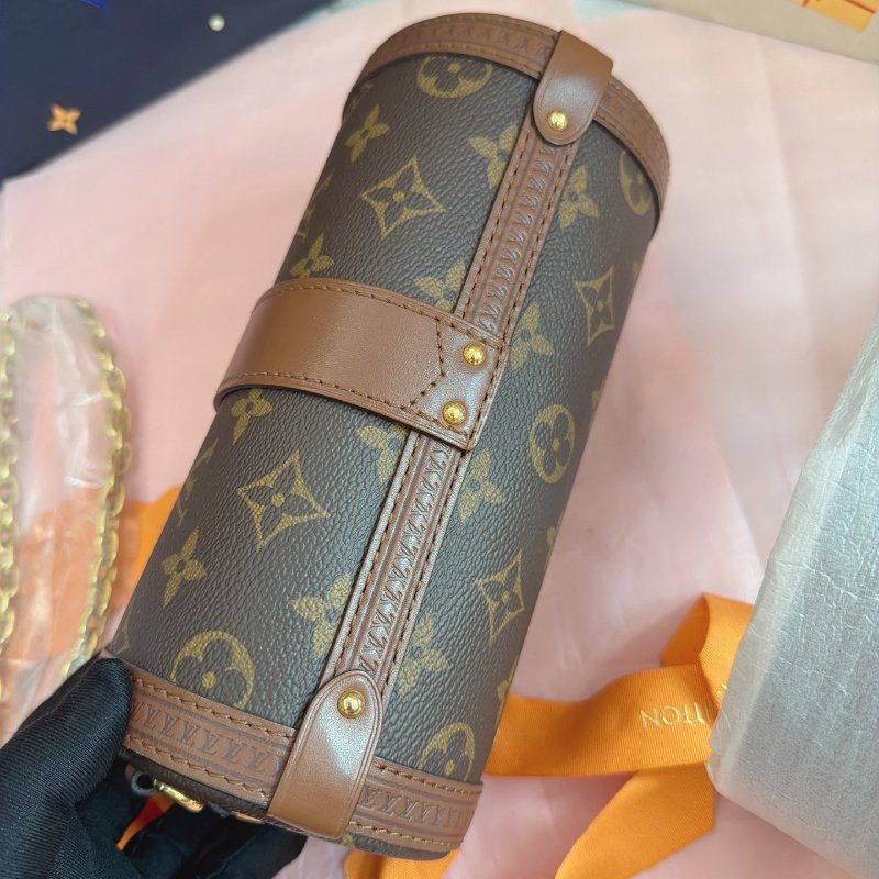 全新品 路易威登/Louis Vuitton 老花巴比龍圓桶包-7