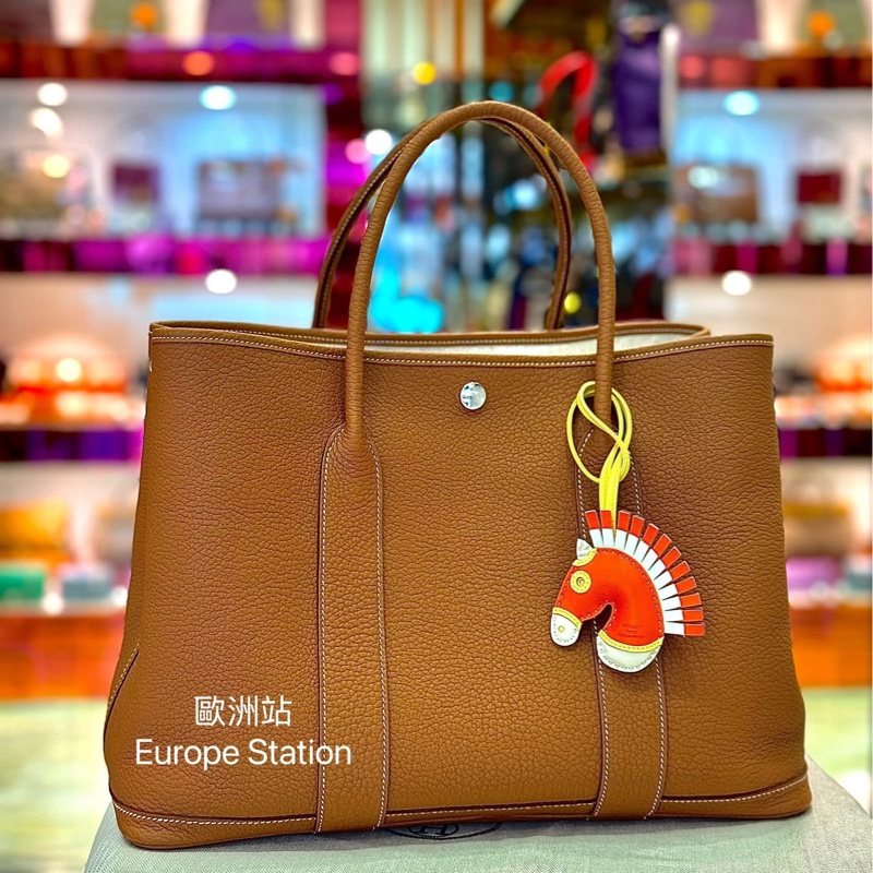 Hermès Garden Party 36cm，Gold colour-4
