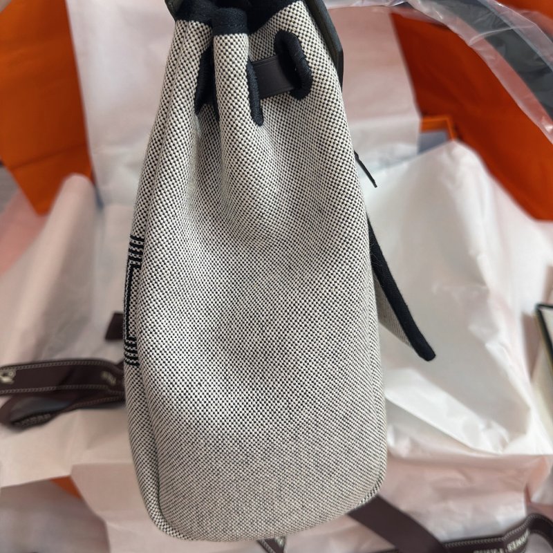 全新品 HERMES愛馬仕Herbag31 福寶賽道黑色金扣 豬鼻子B刻 附件盒子塵袋鎖鑰匙-3