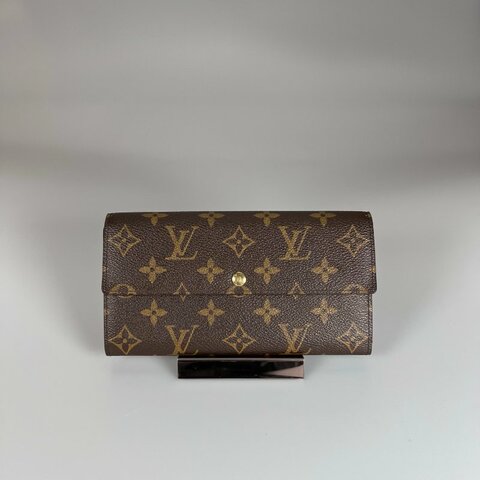 LV M61725  老花信封長夾
