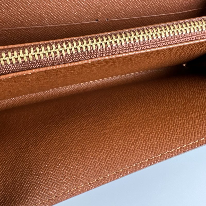 LV M61725  老花信封長夾-7