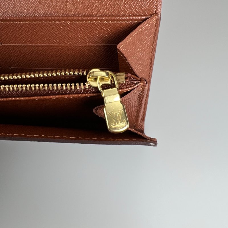 LV M61725  老花信封長夾-8