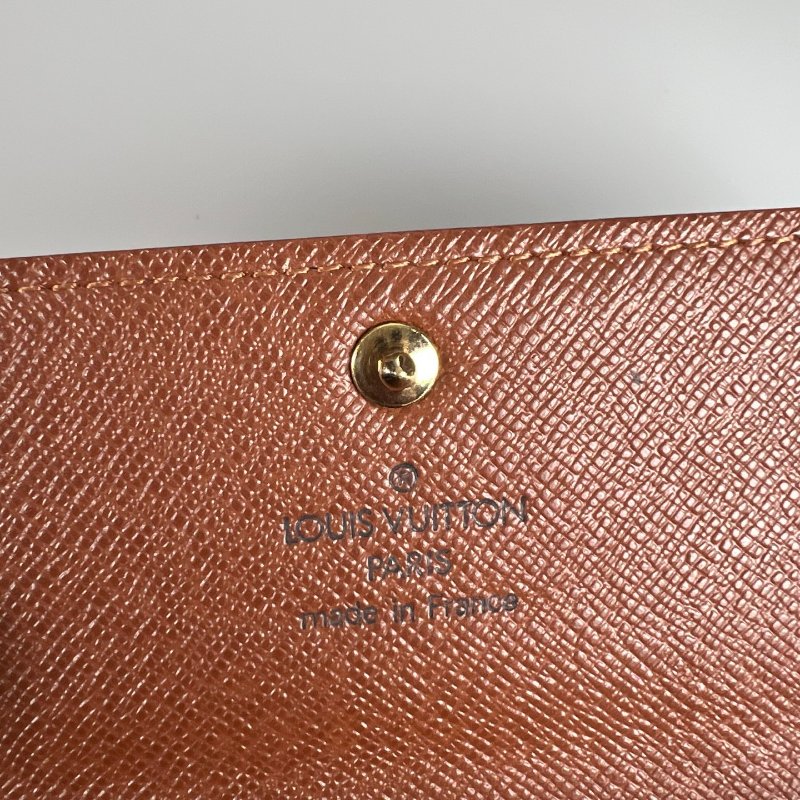 LV M61725  老花信封長夾-9