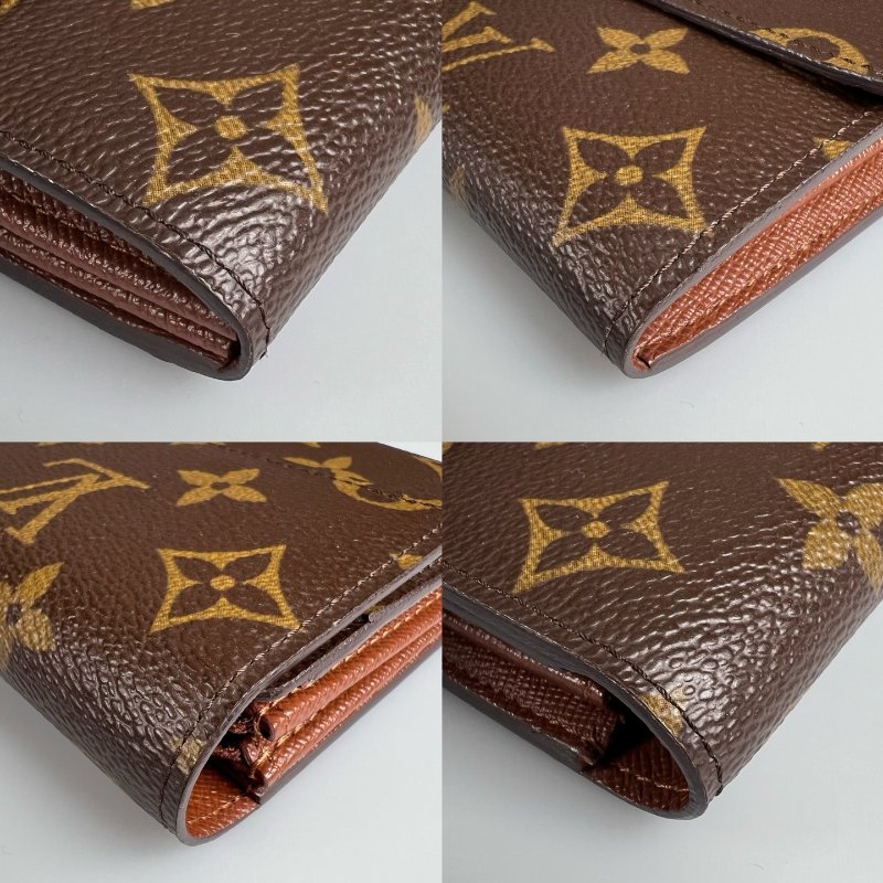 LV M61725  老花信封長夾-10