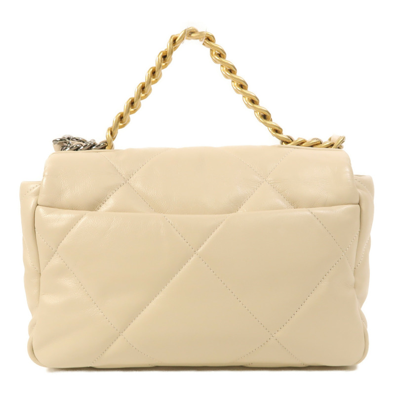 CHANEL 羊皮皮革C19 Small手挽肩背兩用袋-1