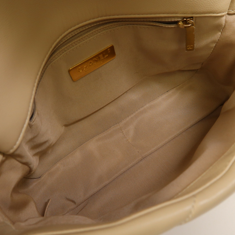 CHANEL 羊皮皮革C19 Small手挽肩背兩用袋-4