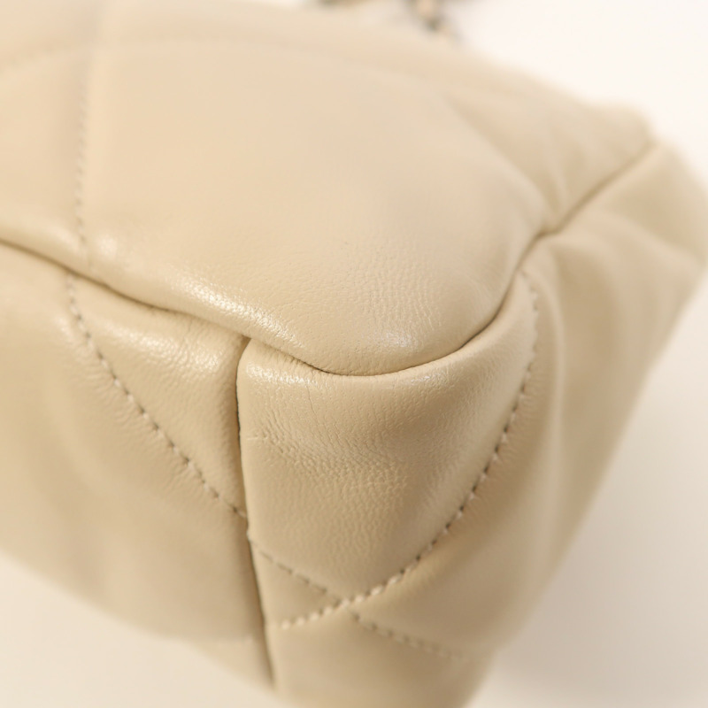 CHANEL 羊皮皮革C19 Small手挽肩背兩用袋-14