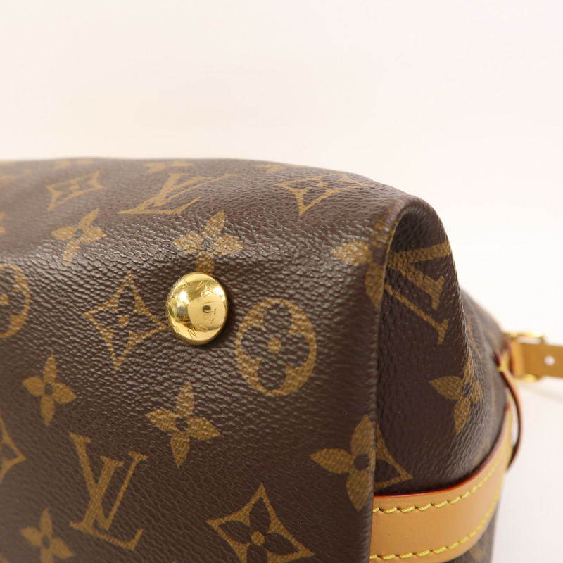 LOUIS VUITTON Monogram CarryAll PM金扣肩背袋-8